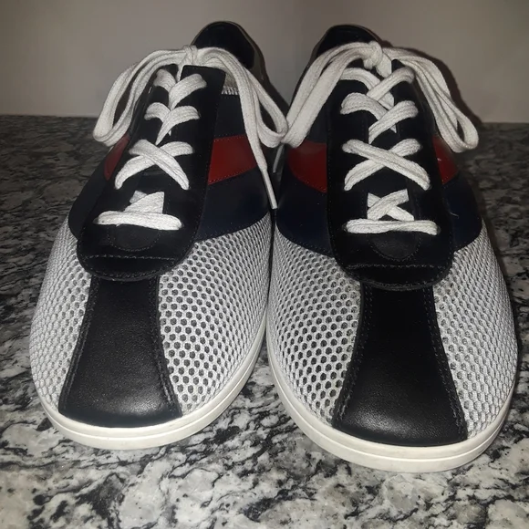 ππSOLDππGucci Rete Atlantide White Blue Red Black Men's Sneakers - Picture 4 of 16